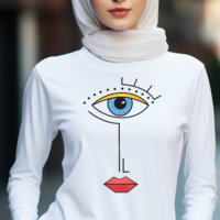 Diva Eye Long Sleeve T-Shirt