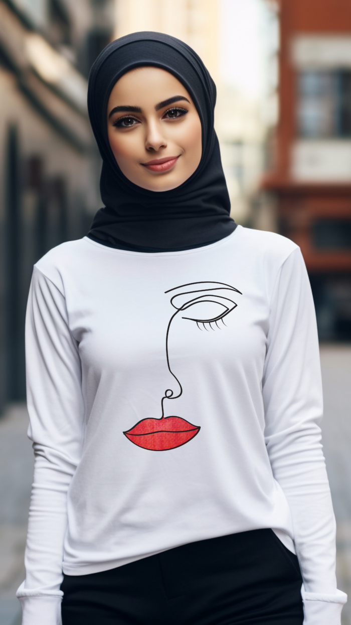 Confident Lady Long Sleeve T-Shirt