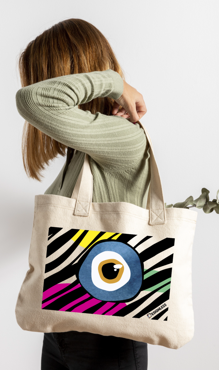 Eye tote bag